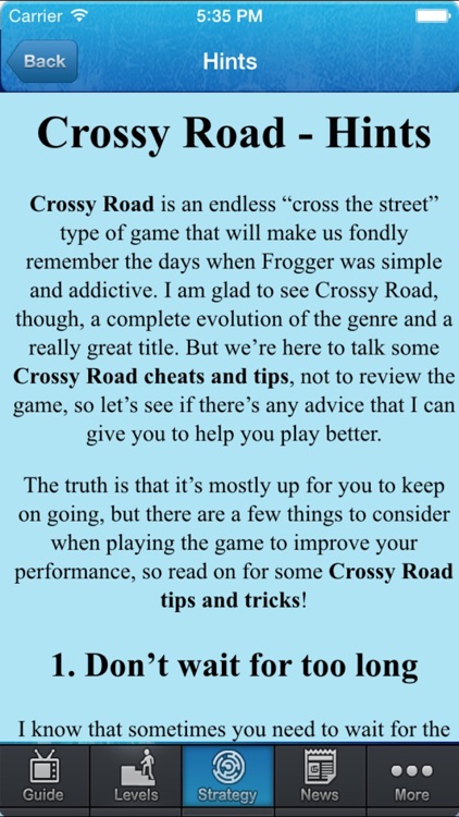 Tips And Guide for Crossy Road