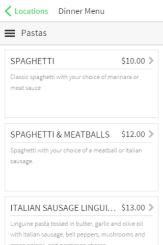 Ristorante Italiano Ordering screenshot 3