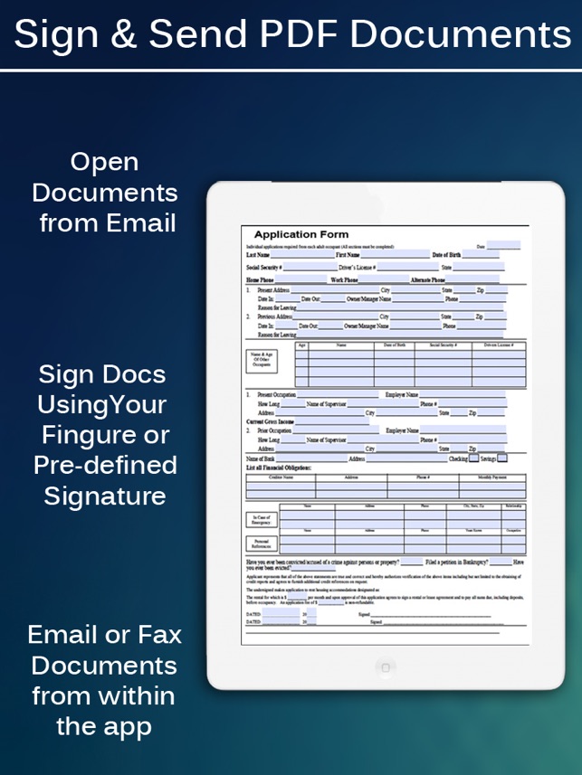 ‎PDF Pro - Sign Documents, Fill Forms and Annotate PDFs Screenshot