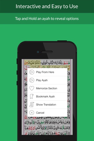 Quran 16 Line screenshot 2