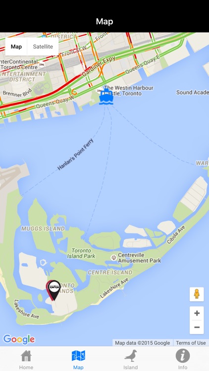 Toronto Island Ferry Finder