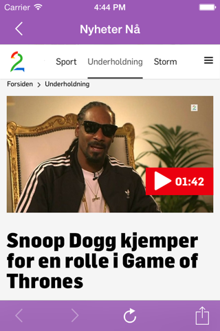 Nyheter Nå screenshot 4