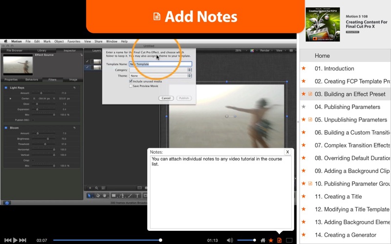 Course For Motion 5 108 - Creating Content For Final Cut Pro X thumbnail 3