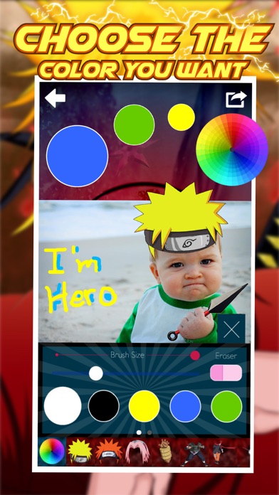 Manga & Anime Sticker Camera -  Naruto Shippuden Edition Super