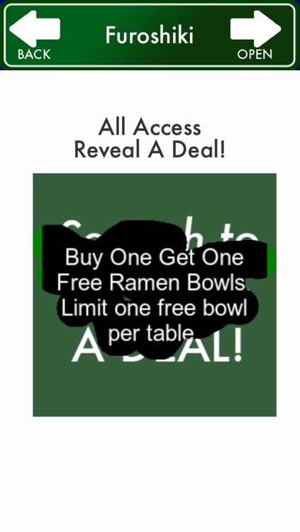 ALL ACCESS: SCAN LOGOS, PHOTOS & QR CODES to Access Menus & REVEAL A DEAL® Coupons by AllAccess.US screenshot-4