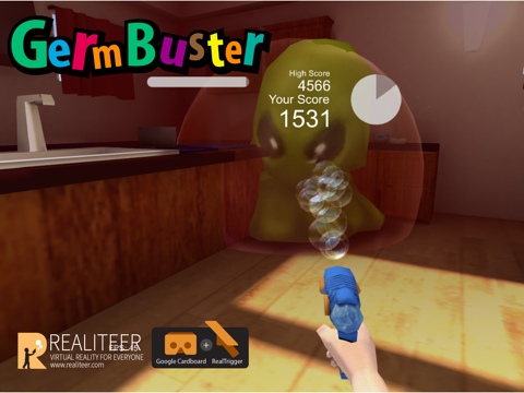 GermBuster VR Google Cardboardのおすすめ画像1