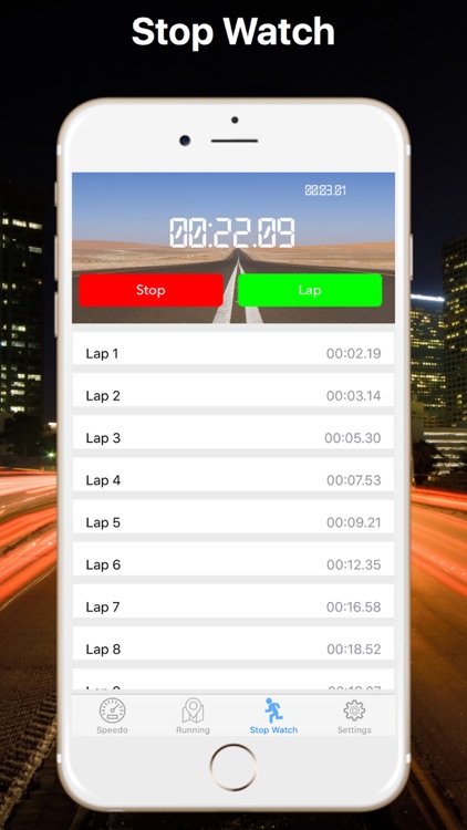 iSpeedo Meter with Runner