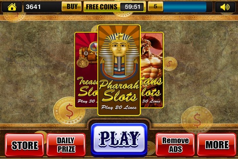 World of Slot-s Treasure Casino in Texas with Xtreme Titans & Ninja Series Free screenshot 3