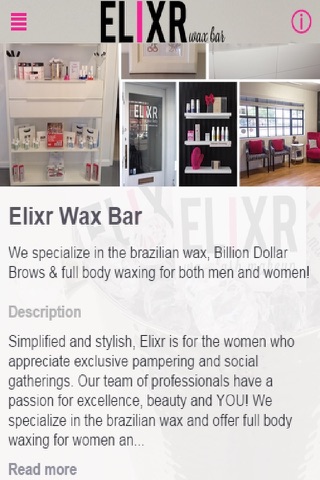 Elixr Wax Bar screenshot 2