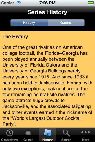 Florida-Georgia Rivalry screenshot 3
