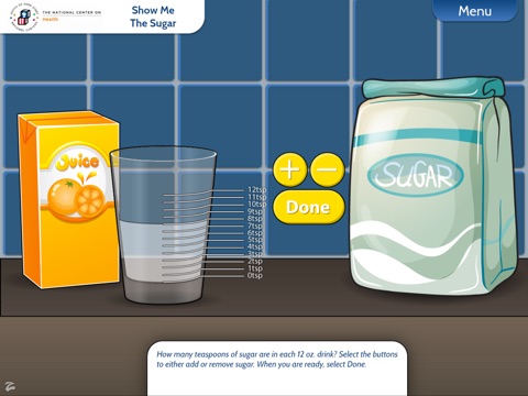 National Center on Health Nutrition Education Gamelettes screenshot 2