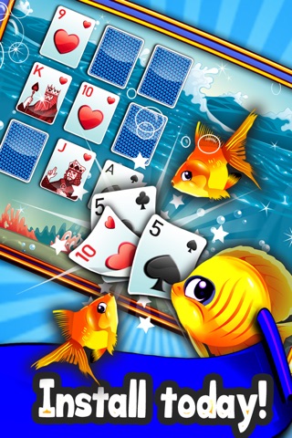 2015 Klondike Rules Solitaire 3 – spades plus hearts classic card game for ipad free screenshot 3