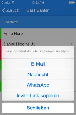 Invite – Einladen leicht gemacht screenshot 4