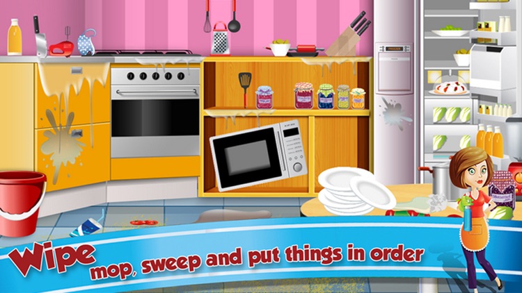 Kitchen Clean Up - Cleaning Games