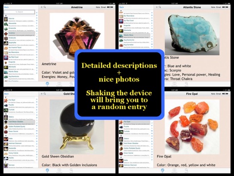 Screenshot #5 pour Gemstone & Crystal Powers Bible