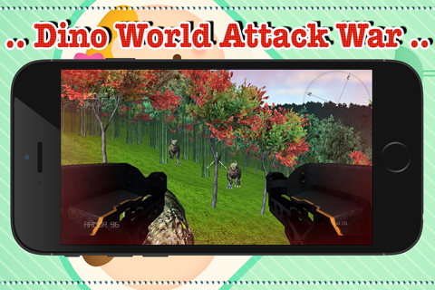 dinosaur world attack war - náhled