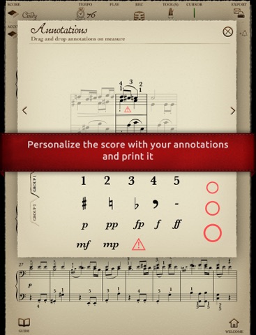 Play Beethoven – Symphonie n°7 (partition interactive pour piano) screenshot 4