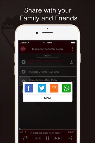 Music for Peaceful Sleep - Free Downloadable Raagas,Listen Offline screenshot 4