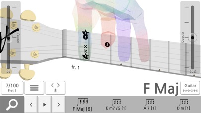 アウェイドンコード 3D - ギター、ウクレレ、ギタレレの3次元運指形のおすすめ画像3