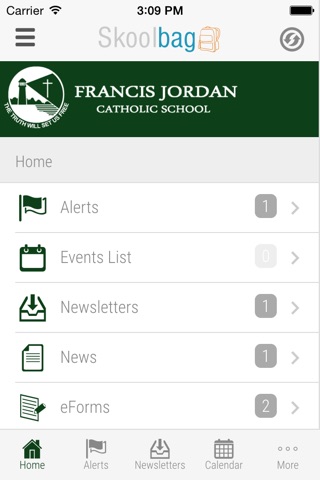 Francis Jordan Catholic School - Skoolbag screenshot 2