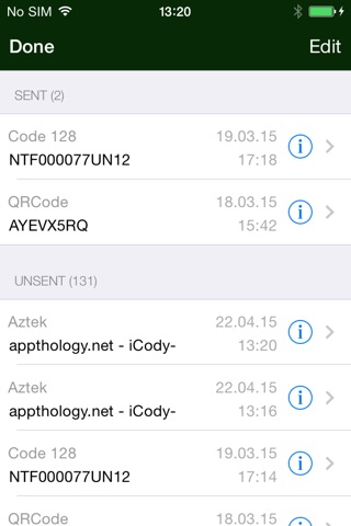 iCody WiFi Barcode Scanner screenshot 4