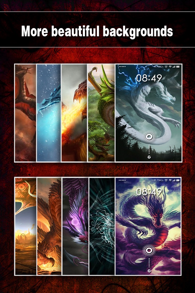 Dragon Wallpapers, Backgrounds & Themes - Home Screen Maker with Cool HD Dragon Pics for iOS 8 & iPhone 6 screenshot 3