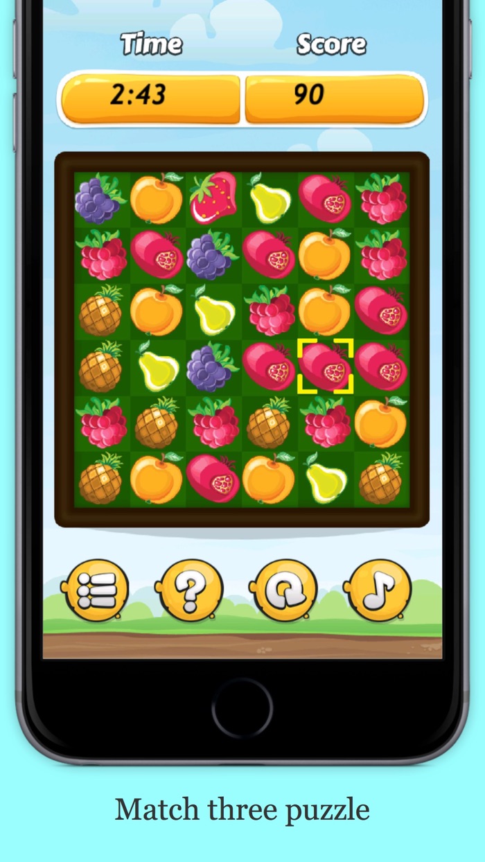 Fruit Crush Mania  Match 3 Puzzle