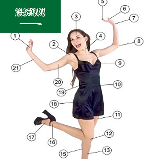 Learn Body Parts in Arabic Icon