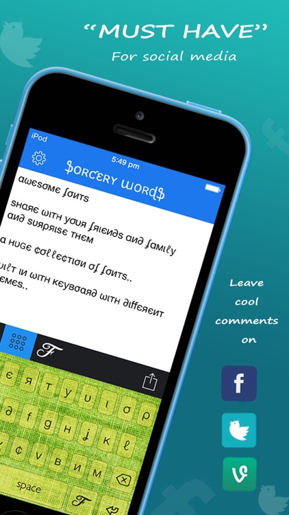 Fancy Fonts - Fancy Keyboard themes with fonts