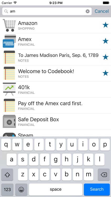Codebook Lite - Password Manager screenshot-3