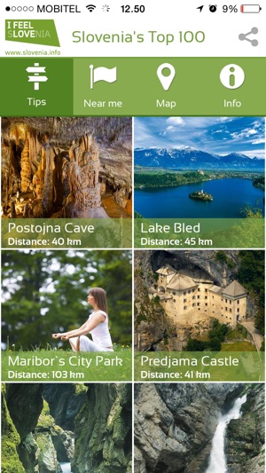 Slovenia's Top 100 for iPhone