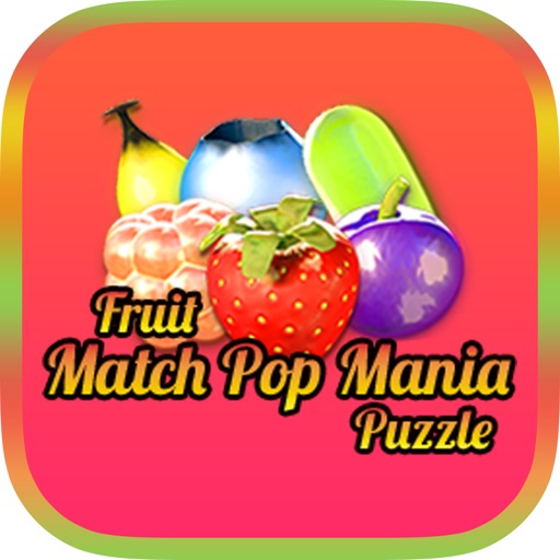 Fruit Match Pop Mania Puzzle : Funny Free Game icon