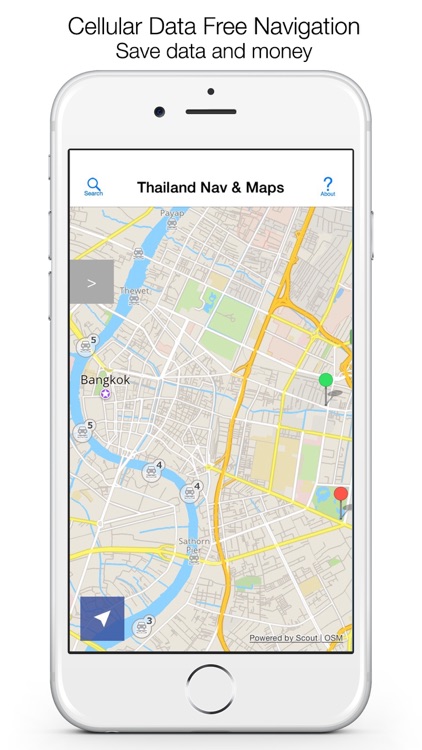 Thailand Offline Maps & Offline Navigation screenshot-0