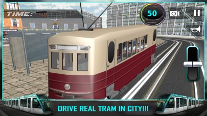 City Tram Driving Conductor Sim 3D screenshot 1