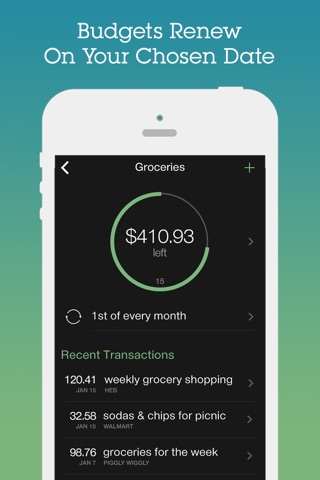 WellSpent - Simple Budgeting screenshot 2