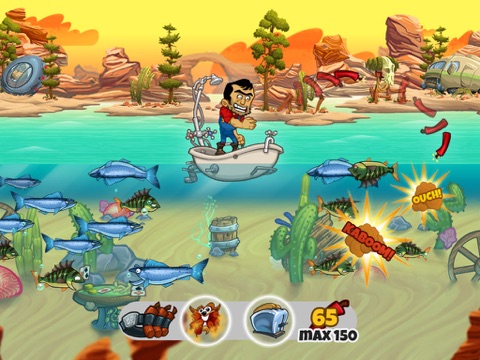 Dynamite Fishing World Games на iPad