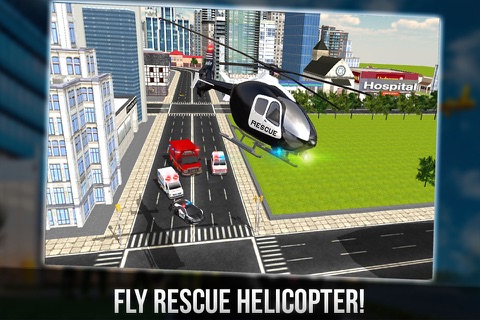 911 City Emergency Rescue Team Heroes 3D screenshot 4