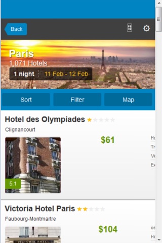 Paris Hotels & Maps screenshot 3