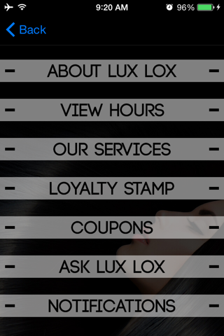 LUX LOX Salon screenshot 2