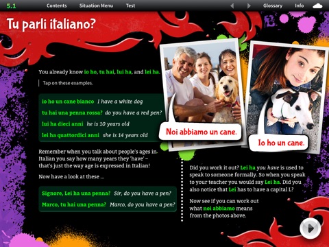 iCan Speak Italian Level 1 Module 4 screenshot 3