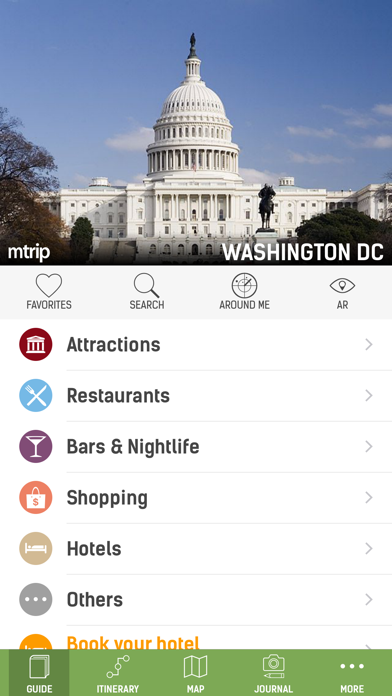 Washington DC Guide - mTrip Screenshot 1