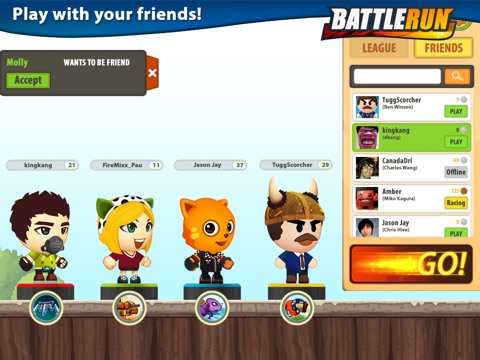 Screenshots of Battle Run for iPad
