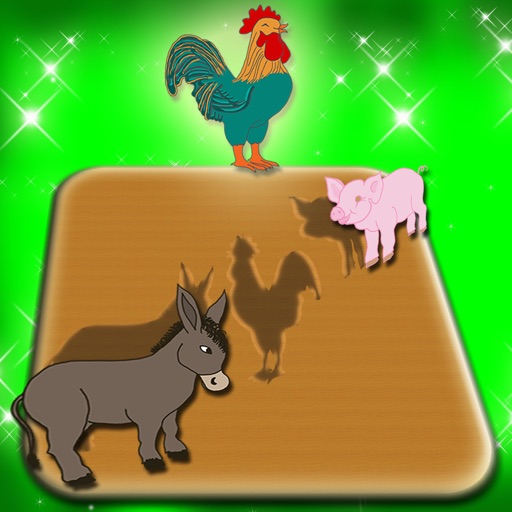 Animals Magical Farm Wood Puzzle Match Game icon