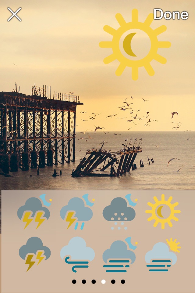 Iconic Weather Stickers screenshot 2