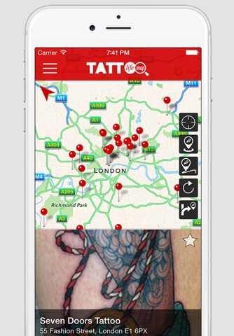 Tattoo Life Map screenshot 2