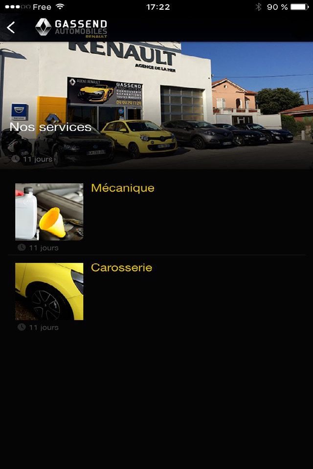 Gassend Automobiles Renault screenshot 3