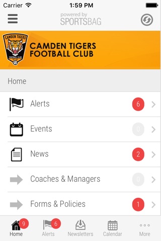 Camden Tigers Football Club screenshot 2