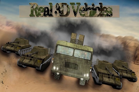 Transporter Truck 3D Army Tank - Drive the trailer in the newest Heavy Duty 3D Animated Cargo Truck driving simulation game screenshot 2