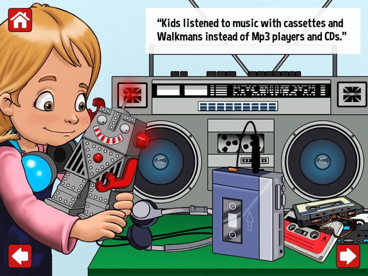 Messy Mia - Tales and Stories of Ancient Tech with Trivia Picture Quiz for Kids screenshot-3