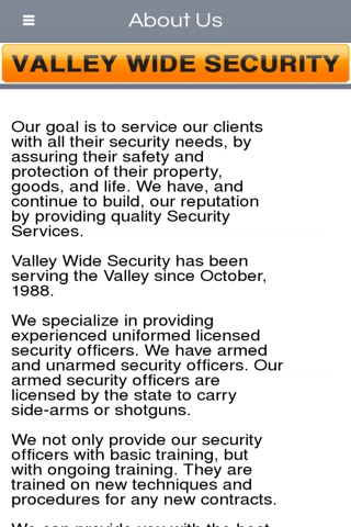 Valley Wide Security - Brownsville screenshot 2